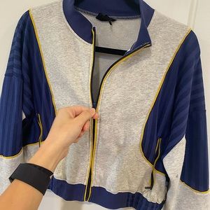 Vintage Urban outfitters cropped zip up sweater